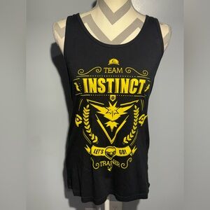 Team Instinct Black and Yellow Tank Top